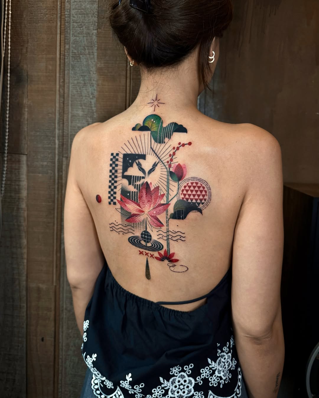Tattoo by @hen_tattooer — geometric, ornamental
