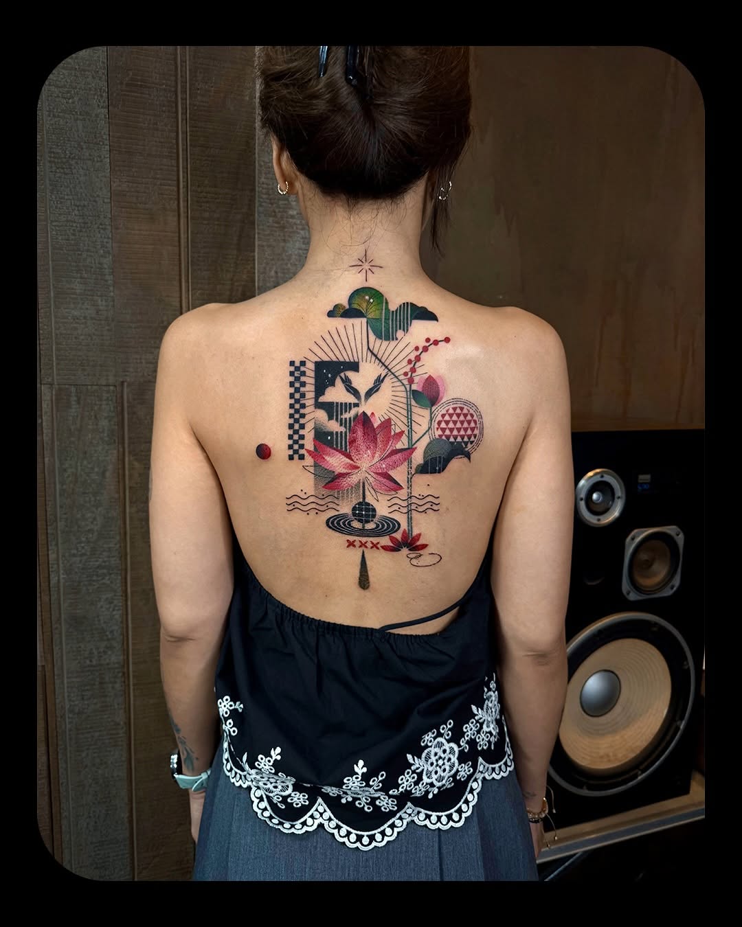 Tattoo by @hen_tattooer — geometric, ornamental