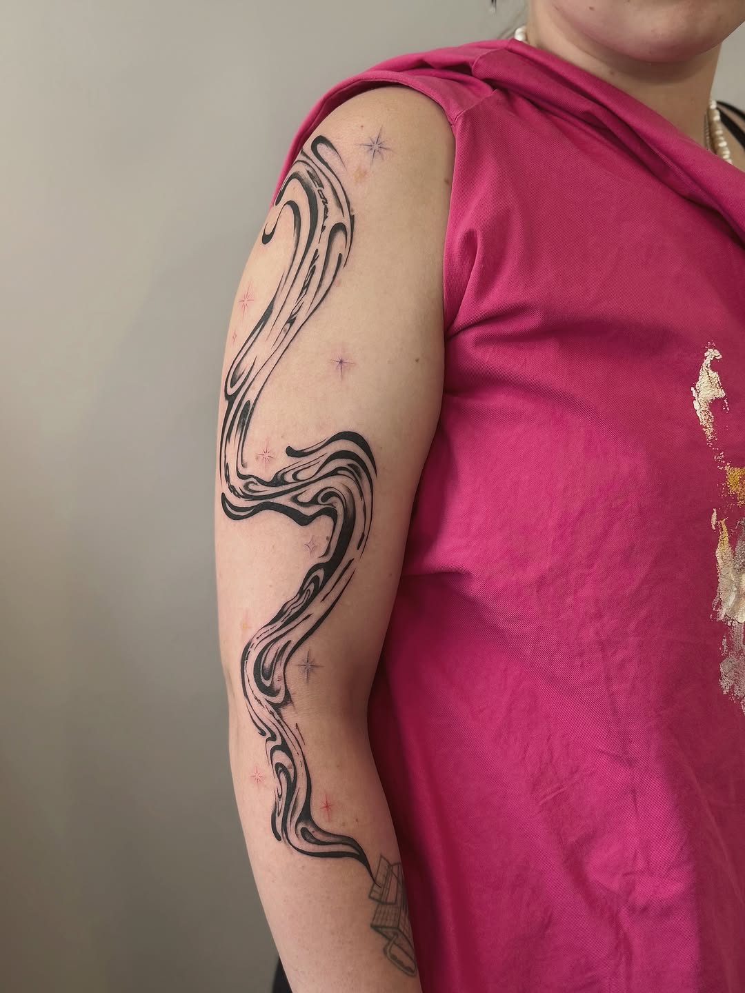Tattoo by @masha.khelik.ttt — blackwork