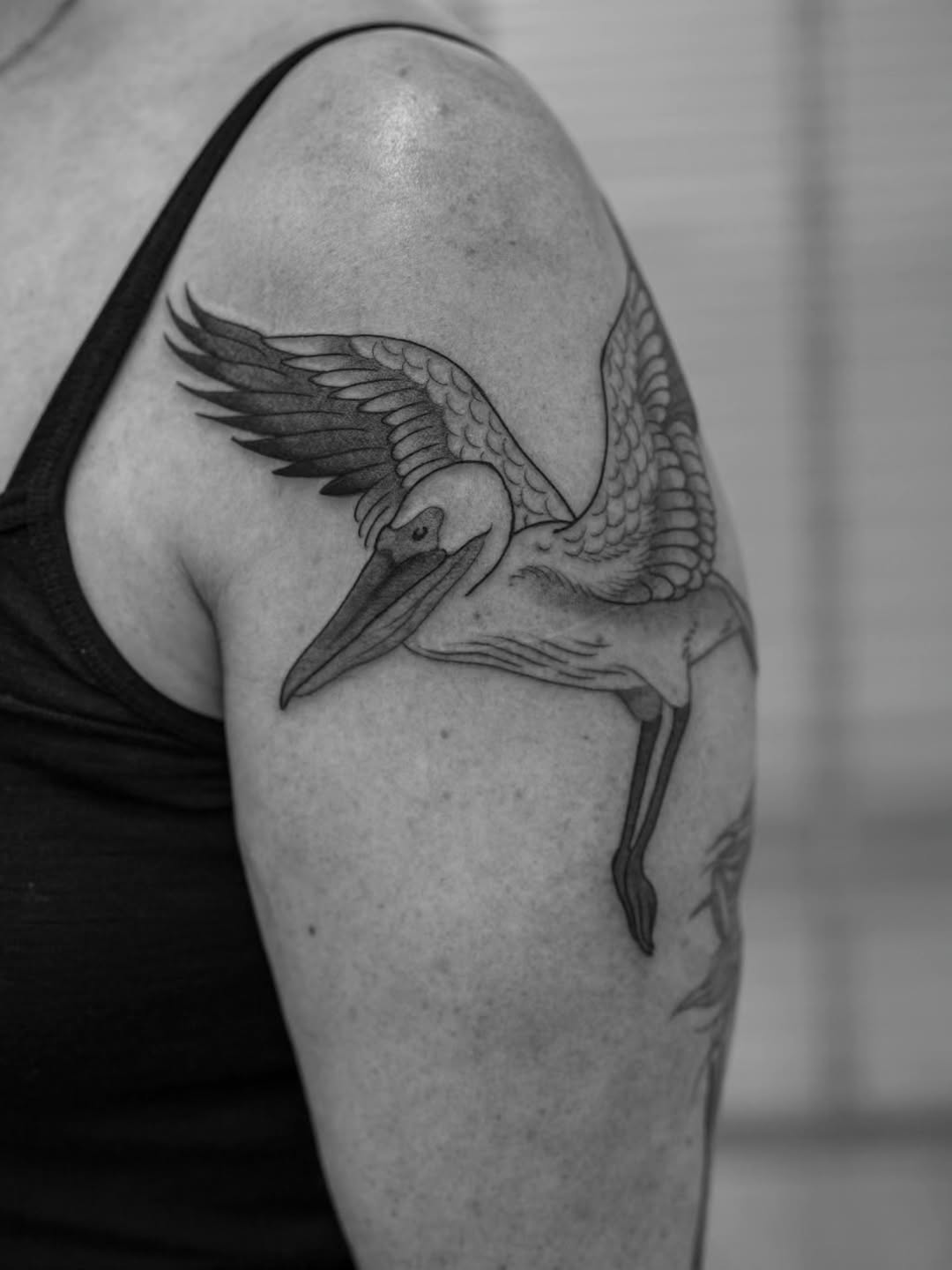 Tattoo by @bramadey — black_and_grey, realism