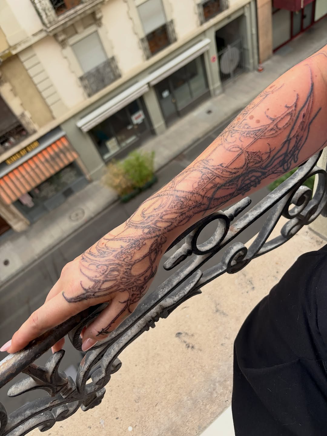 Tattoo by @hesperine.ttt — blackwork, ornamental