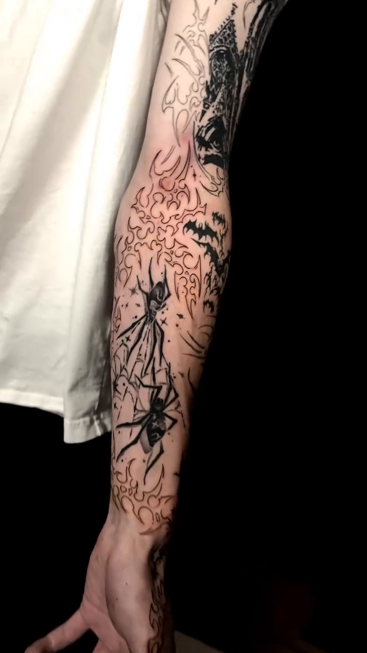 Tattoo by @z.a.r.k_art — blackwork, geometric