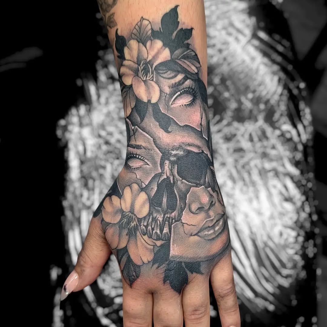 Tattoo by @saragtattoo_design — realism, black_and_grey
