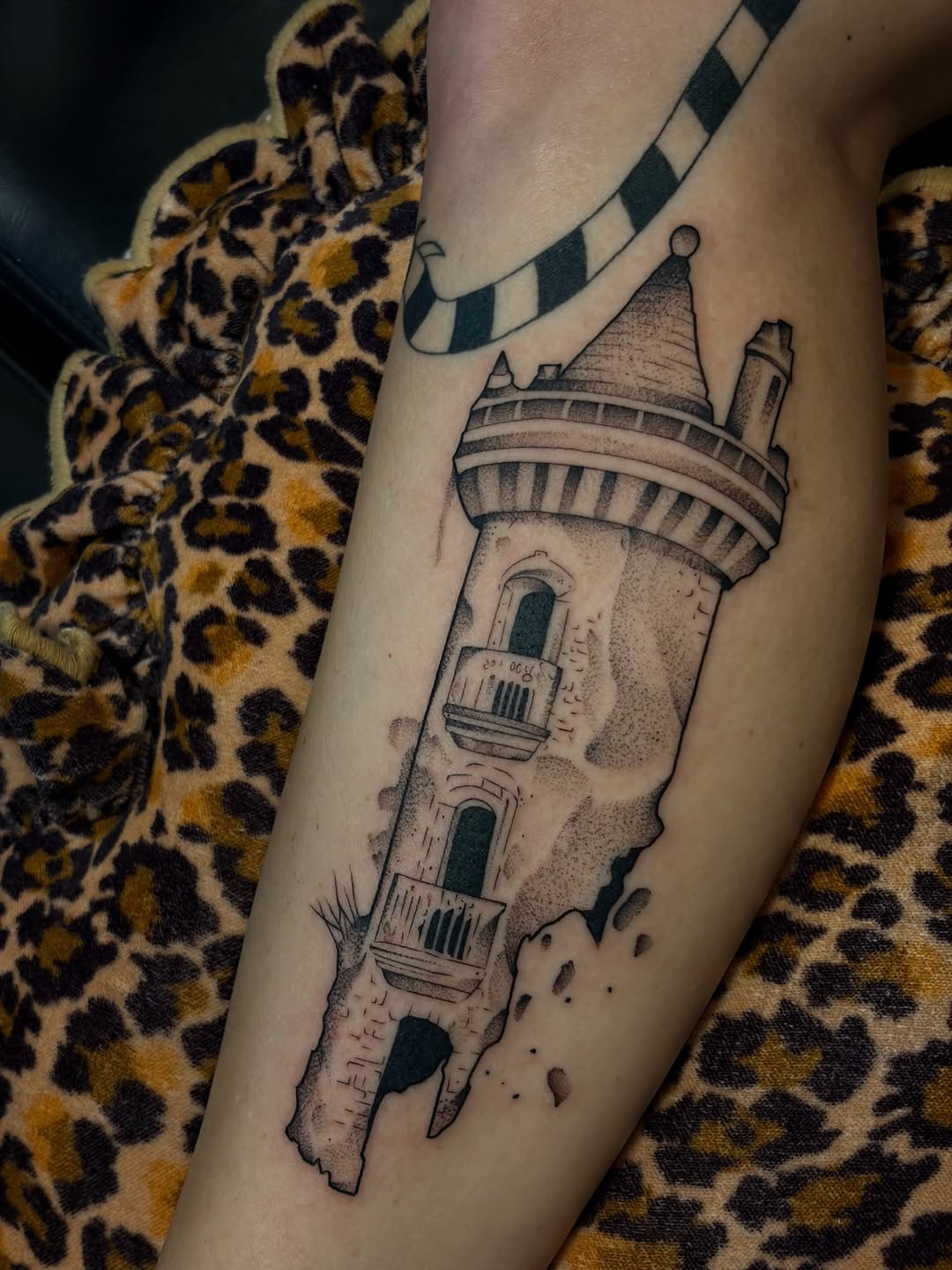 Tattoo by @auraink.studio β black_and_grey, dotwork