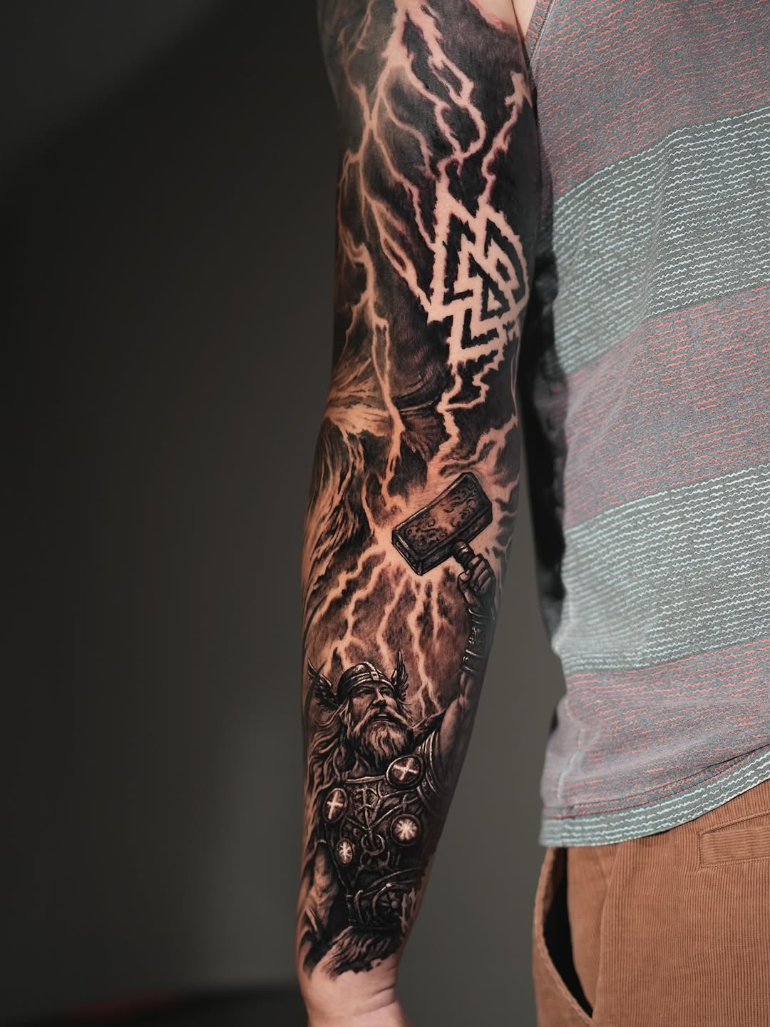 Tattoo by @jamesstrickland β realism, black_and_grey