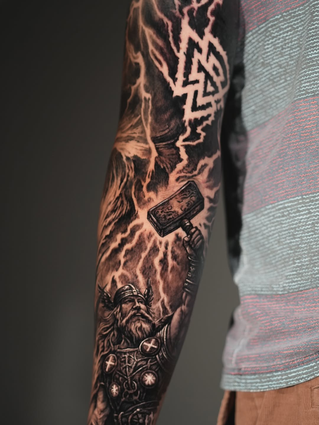 Tattoo by @jamesstrickland β realism, black_and_grey