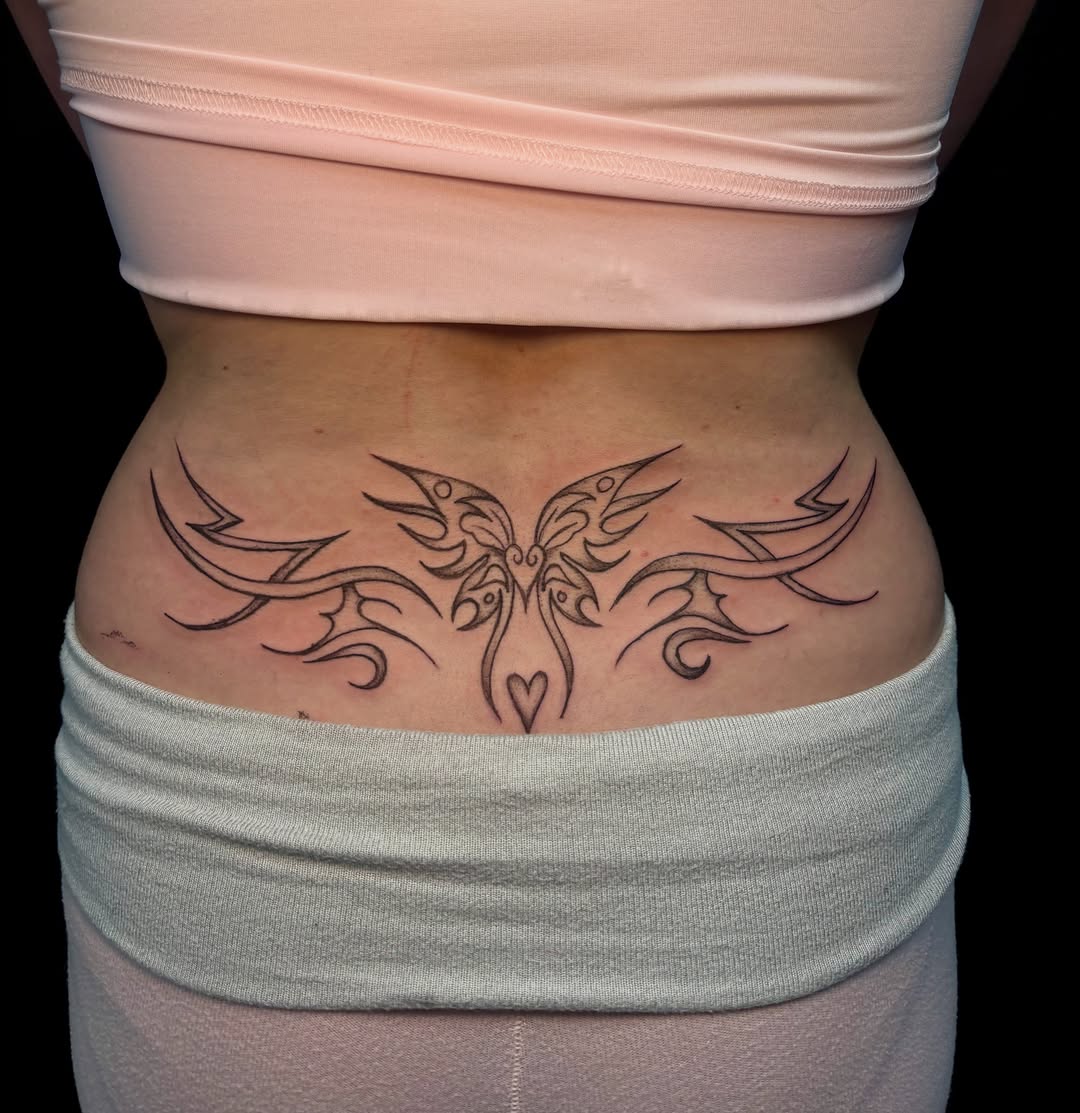 Tattoo by @shank.ink — tribal
