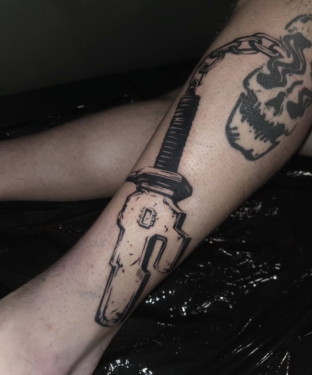 Tattoo by @garokim_tattoo — blackwork, illustrative