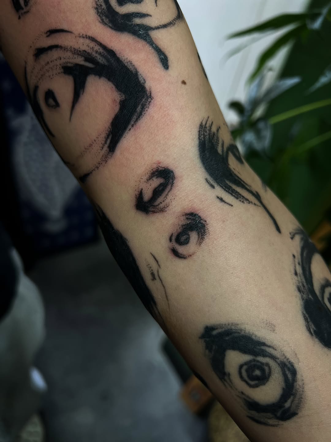 Tattoo by @entity.ttt — blackwork, illustrative