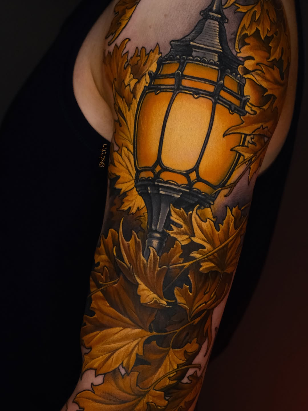Tattoo by @strchn — realism, black_and_grey