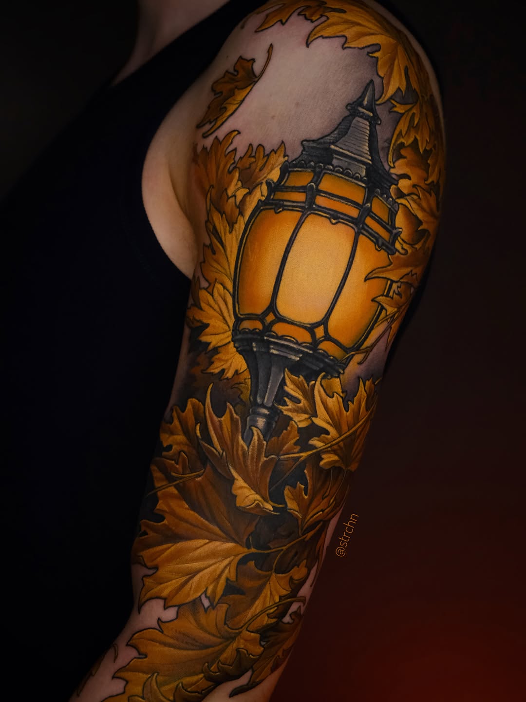 Tattoo by @strchn — realism, black_and_grey