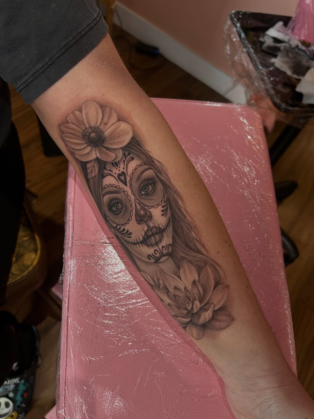 Tattoo by @khloztatz β realism, black_and_grey