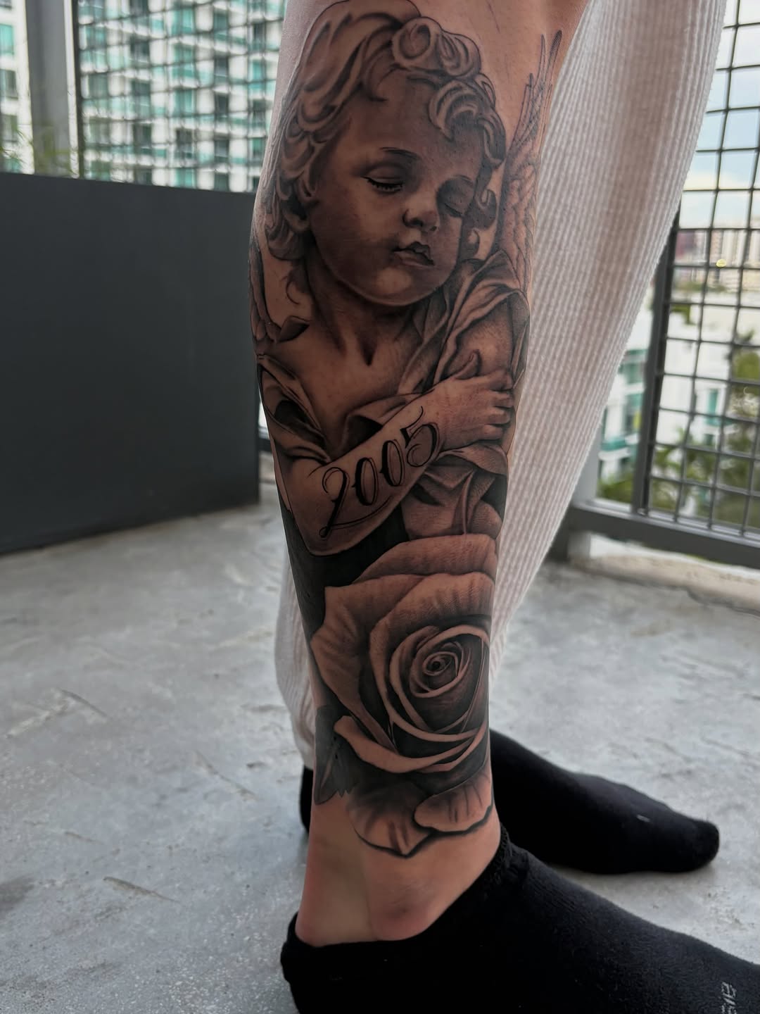 Tattoo by @n0face.j — realism, black_and_grey