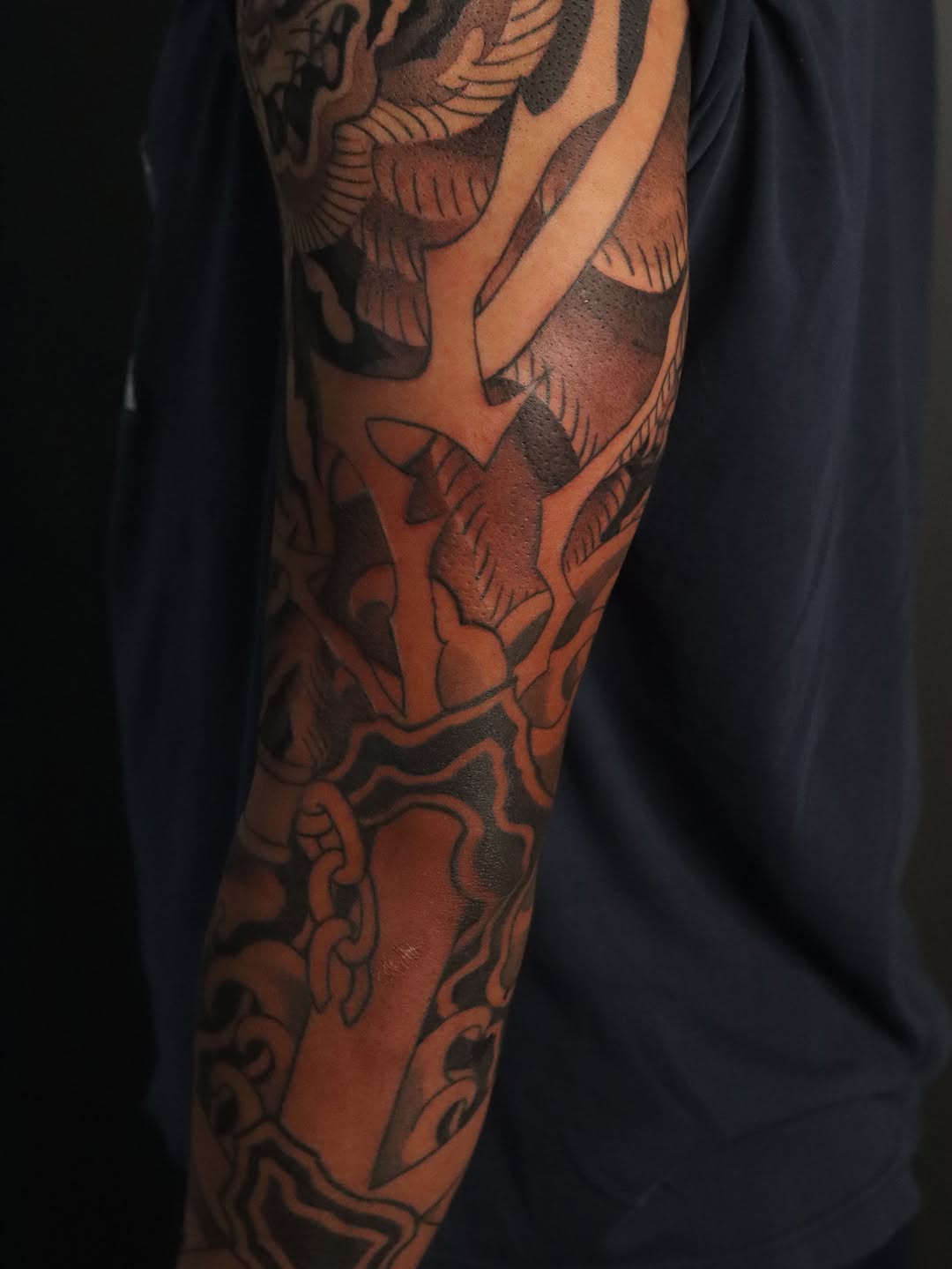 Tattoo by @askvl.inkz — japanese_irezumi, black_and_grey