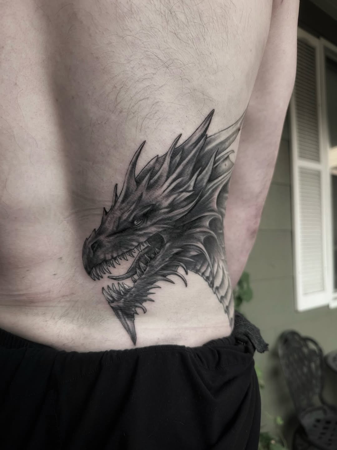Tattoo by @sanctumsenunatattoo โ realism, black_and_grey