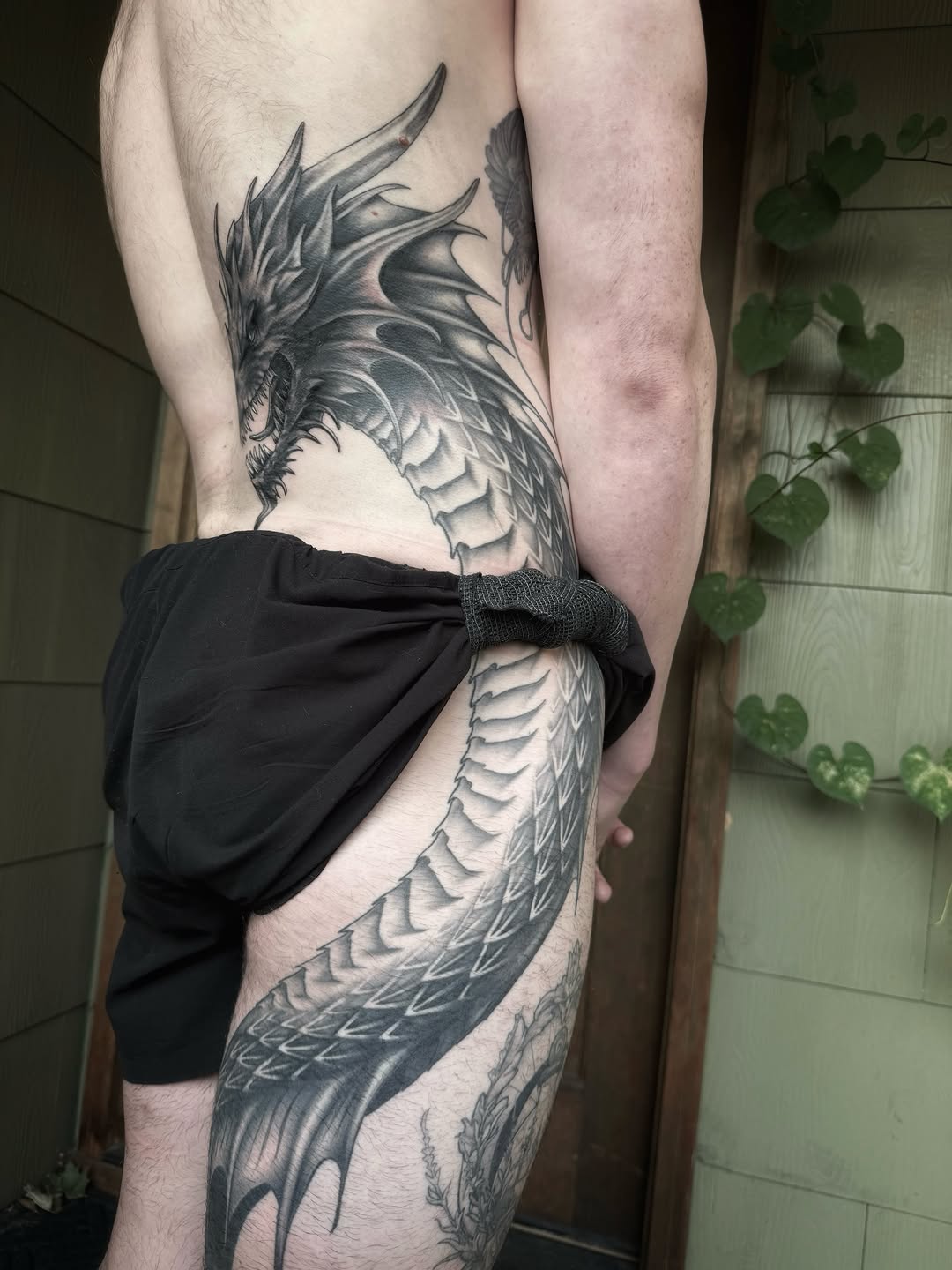 Tattoo by @sanctumsenunatattoo โ realism, black_and_grey