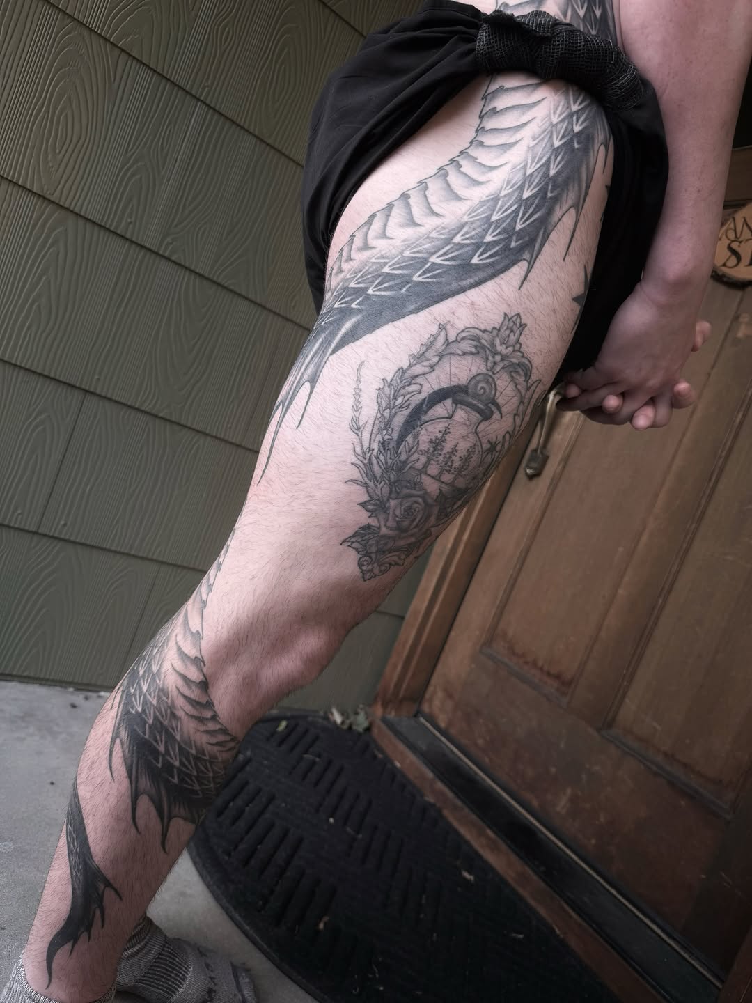 Tattoo by @sanctumsenunatattoo โ black_and_grey, realism