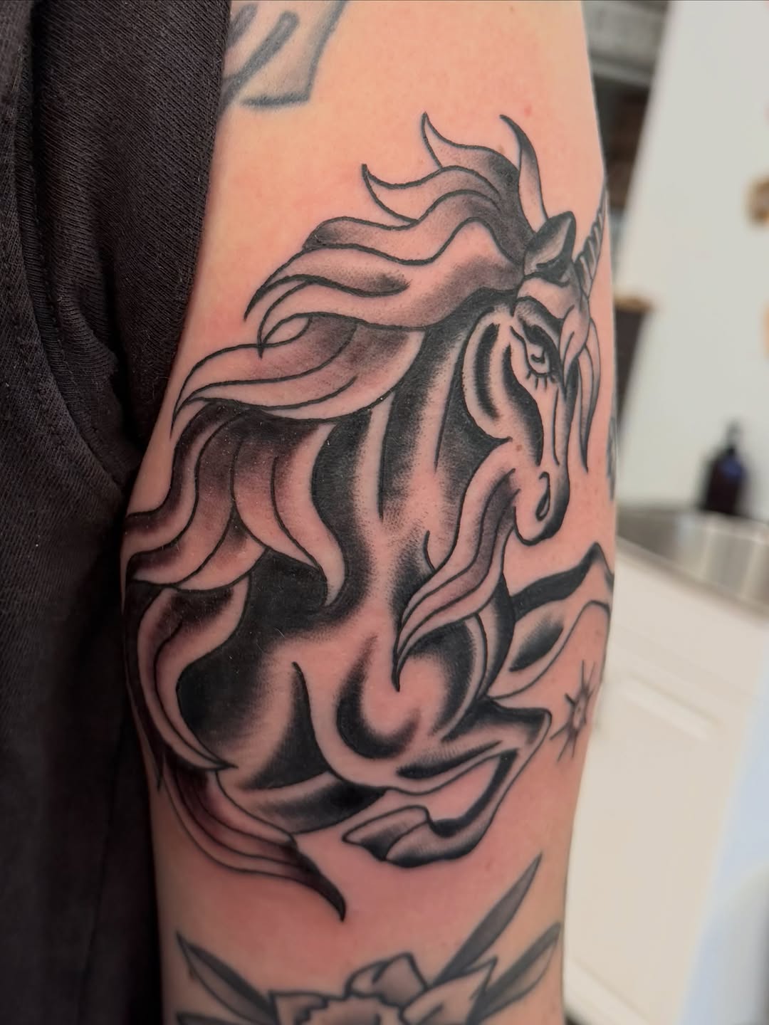 Tattoo by @debbie.does.flash โ black_and_grey, neo_traditional