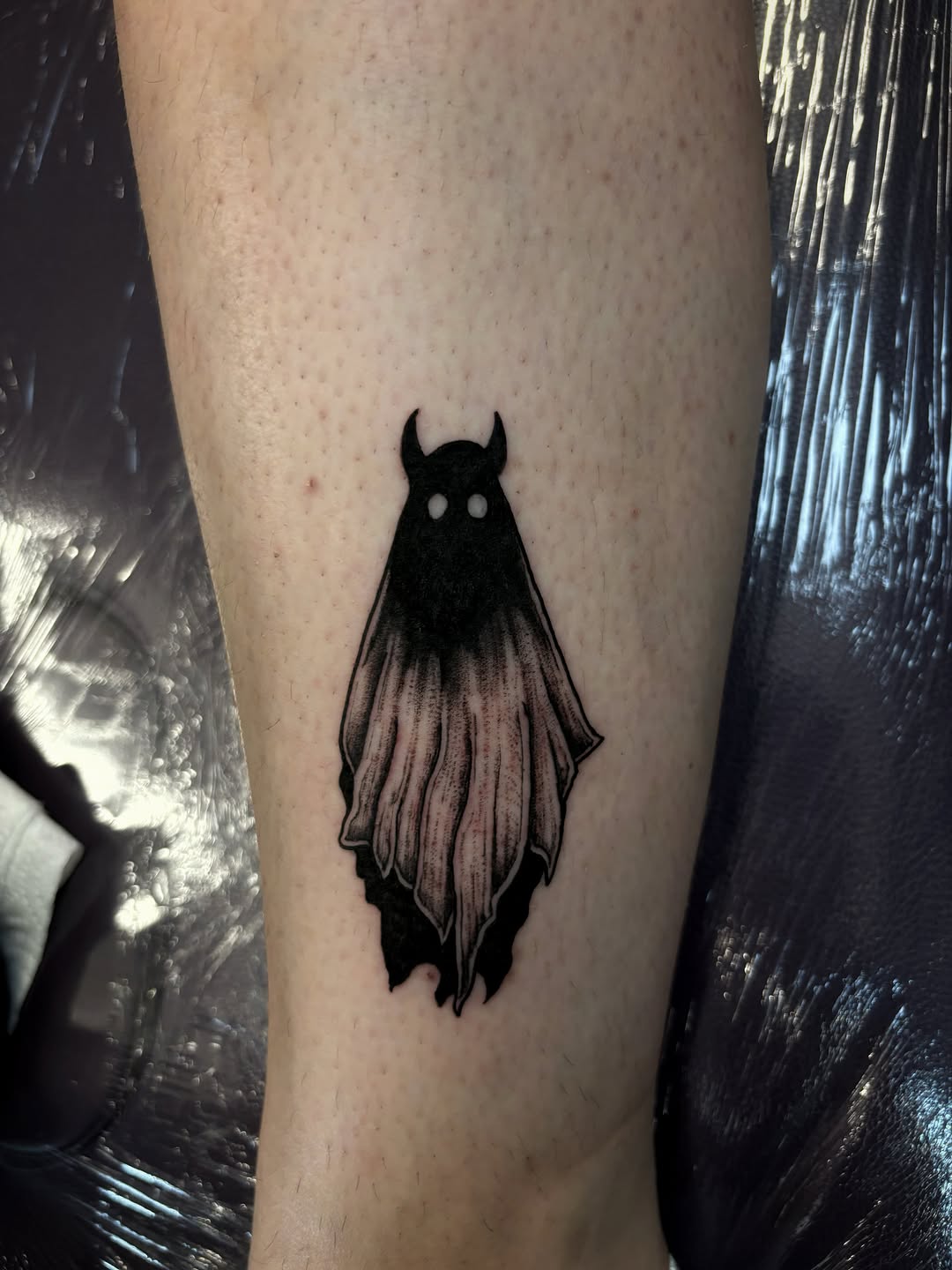 Tattoo by @scorchedbones_ โ black_and_grey, illustrative