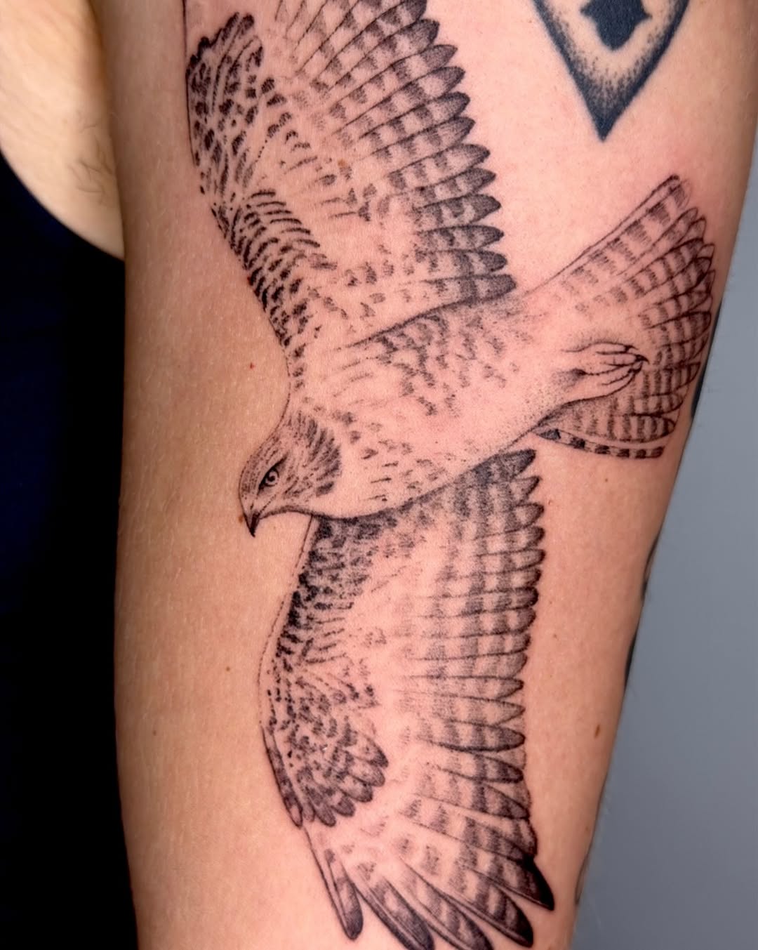 Tattoo by @enjolieart — realism, black_and_grey