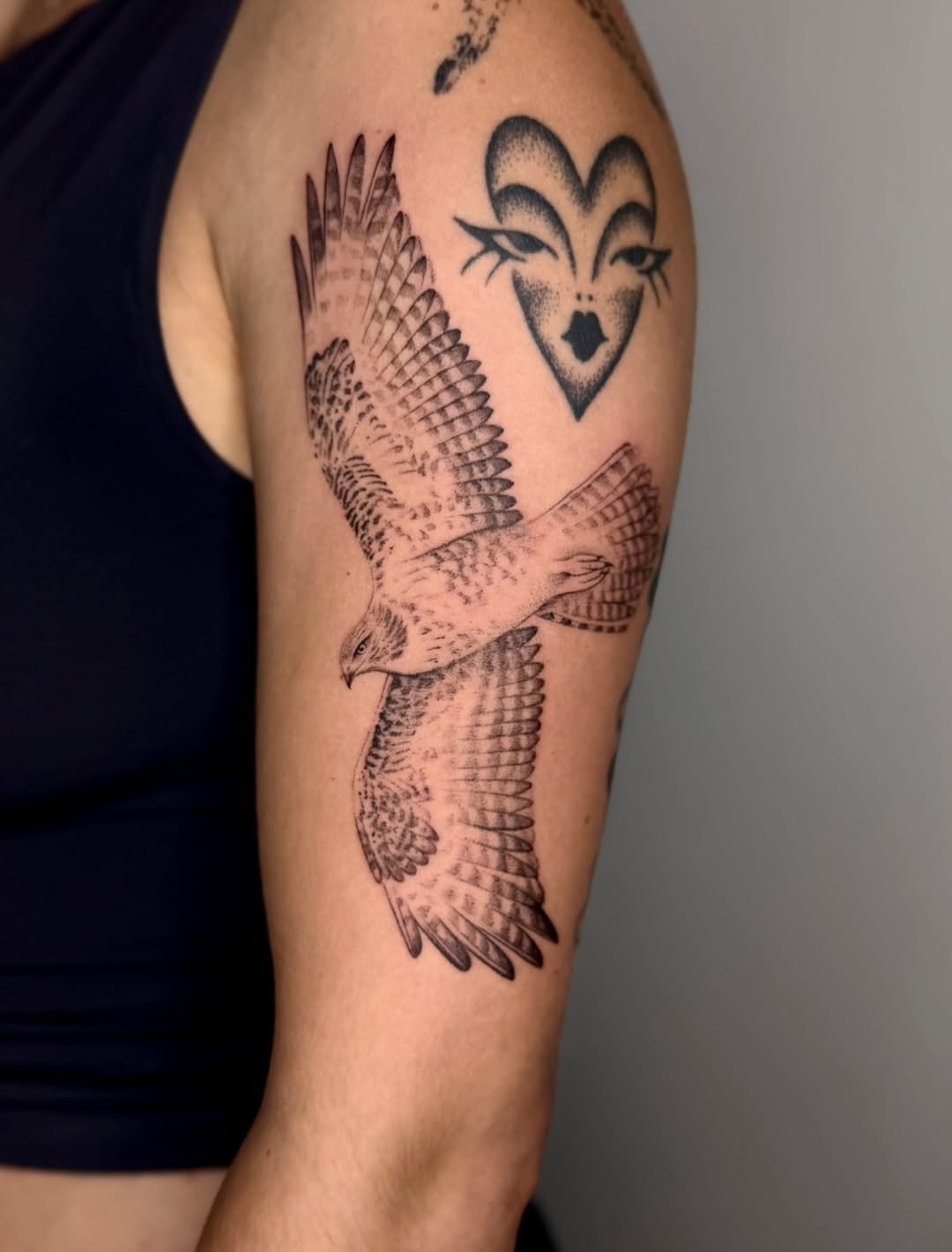Tattoo by @enjolieart — fine_line, black_and_grey