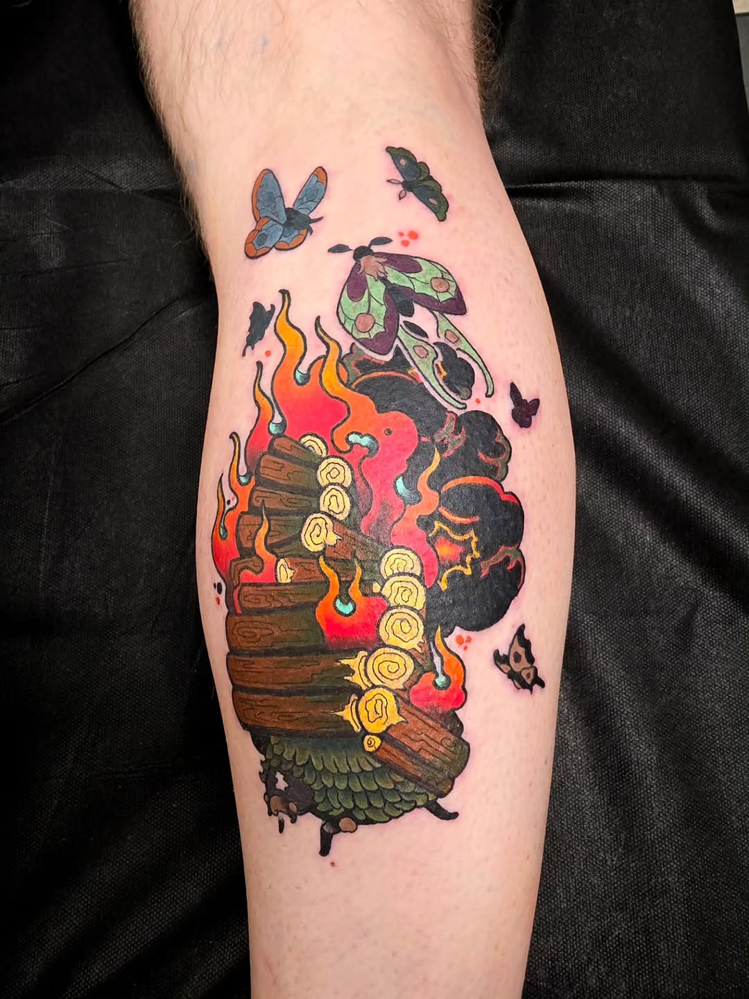 Tattoo by @the.morrioghain — new_school, illustrative