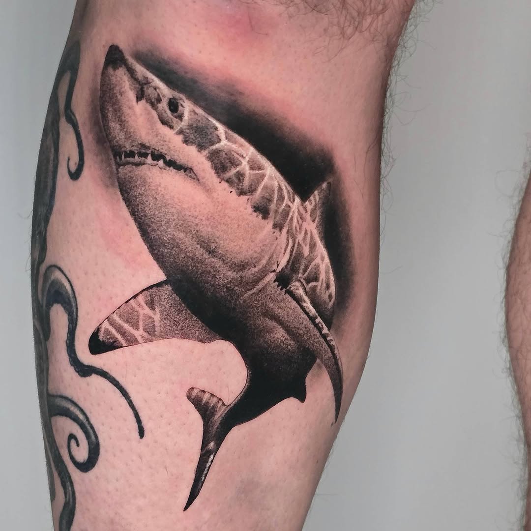 Tattoo by @shariz_2.0 β realism, black_and_grey