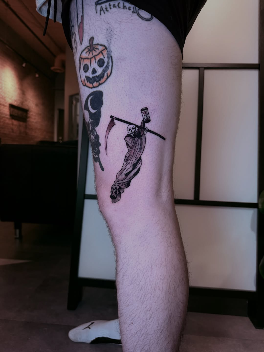 Tattoo by @plantboys.tattoo — black_and_grey, illustrative