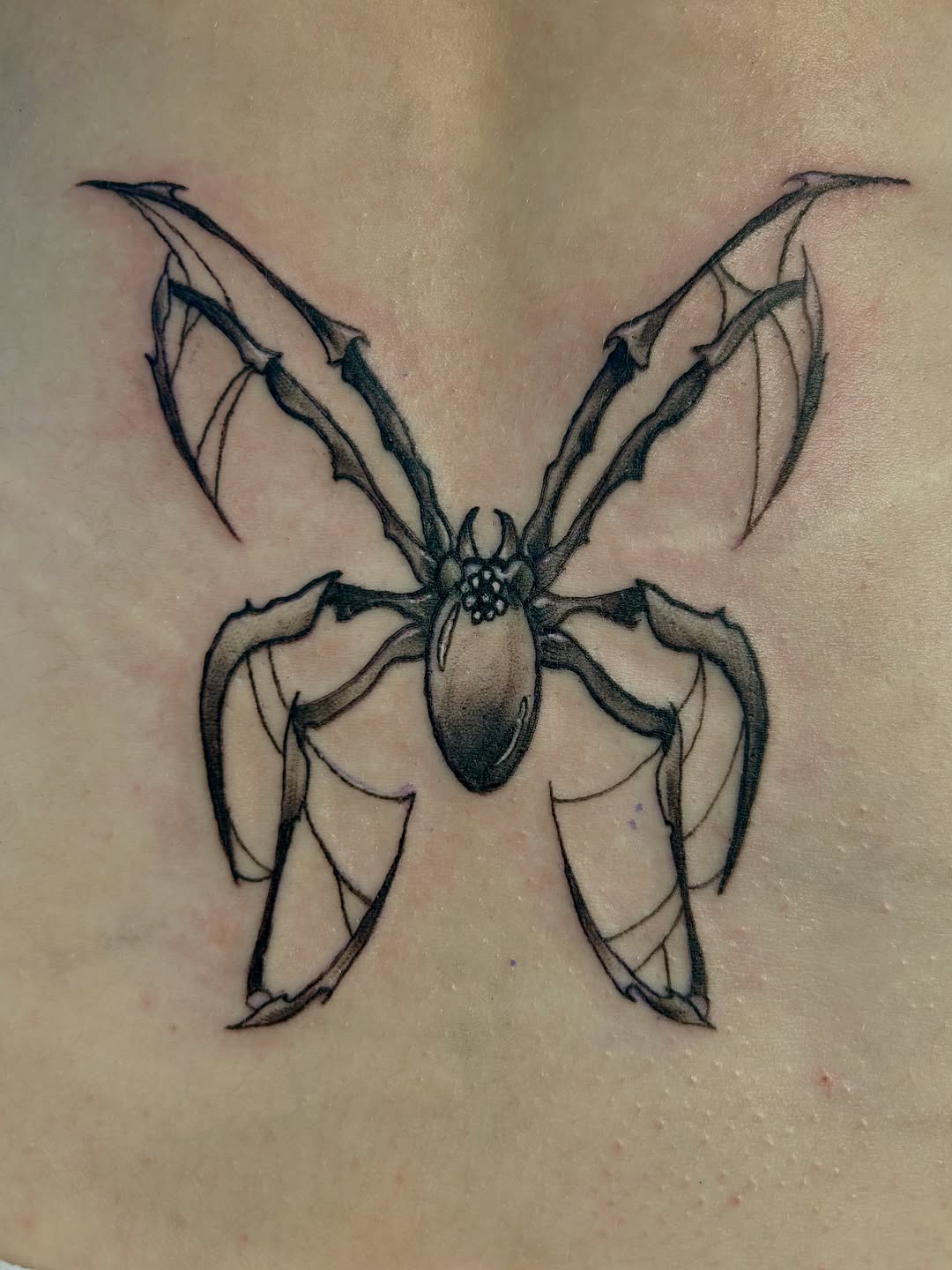 Tattoo by @melancholykory.tattoo — black_and_grey, fine_line