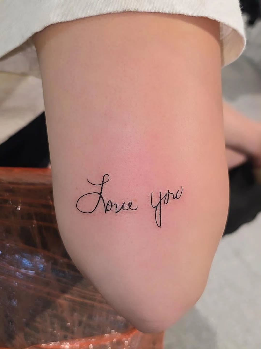 Tattoo by @creativeinsighttattoo19 β lettering_script, fine_line