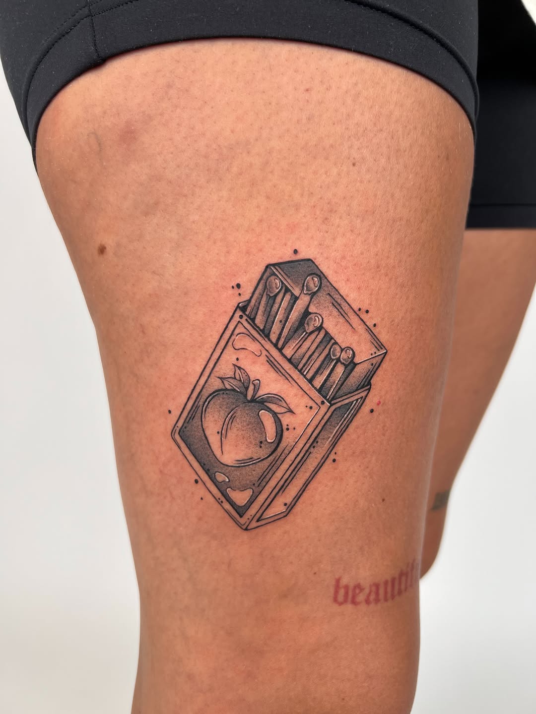 Tattoo by @madamerubis — black_and_grey, illustrative