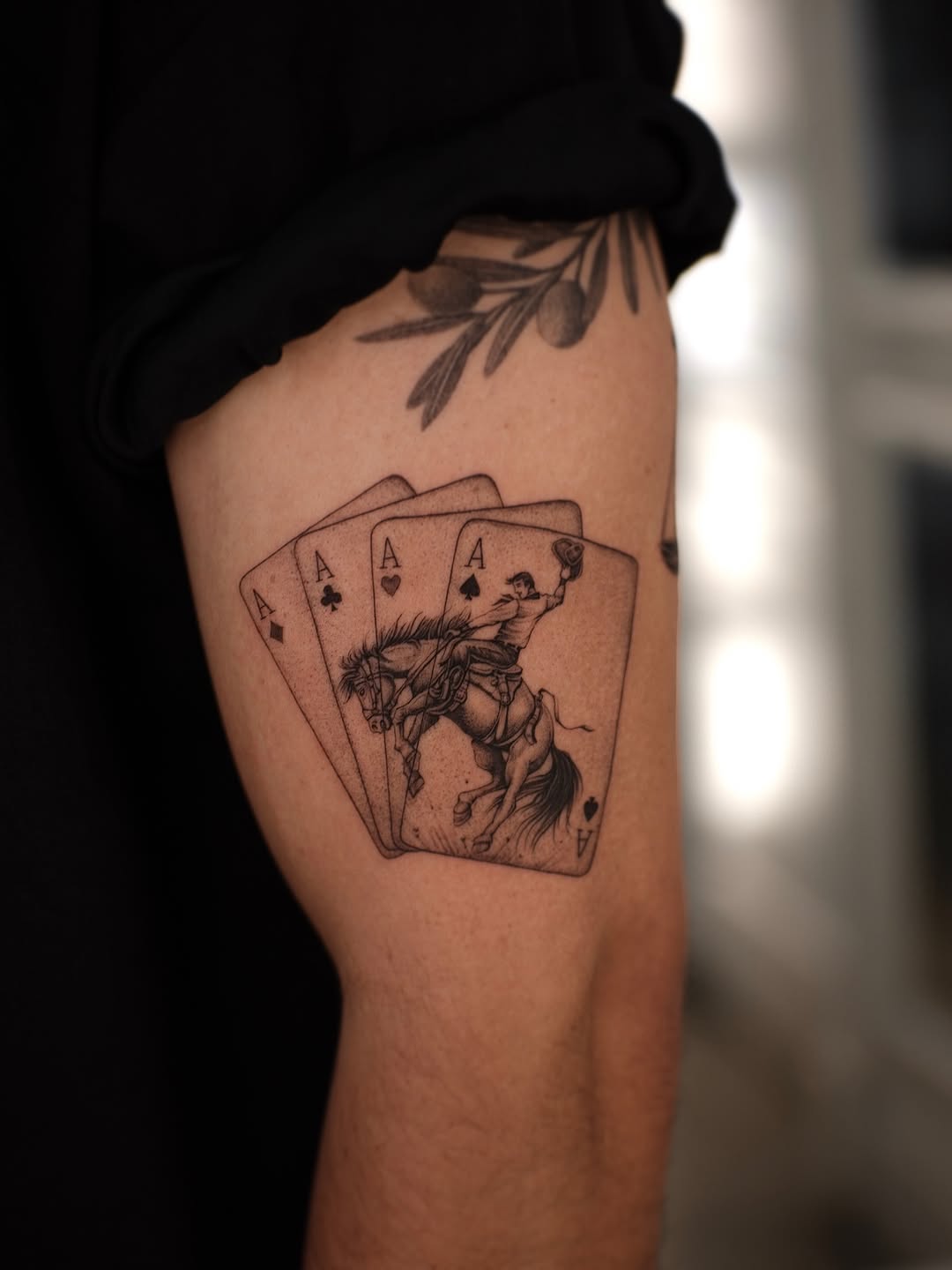 Tattoo by @zeke.tattoo — black_and_grey, realism