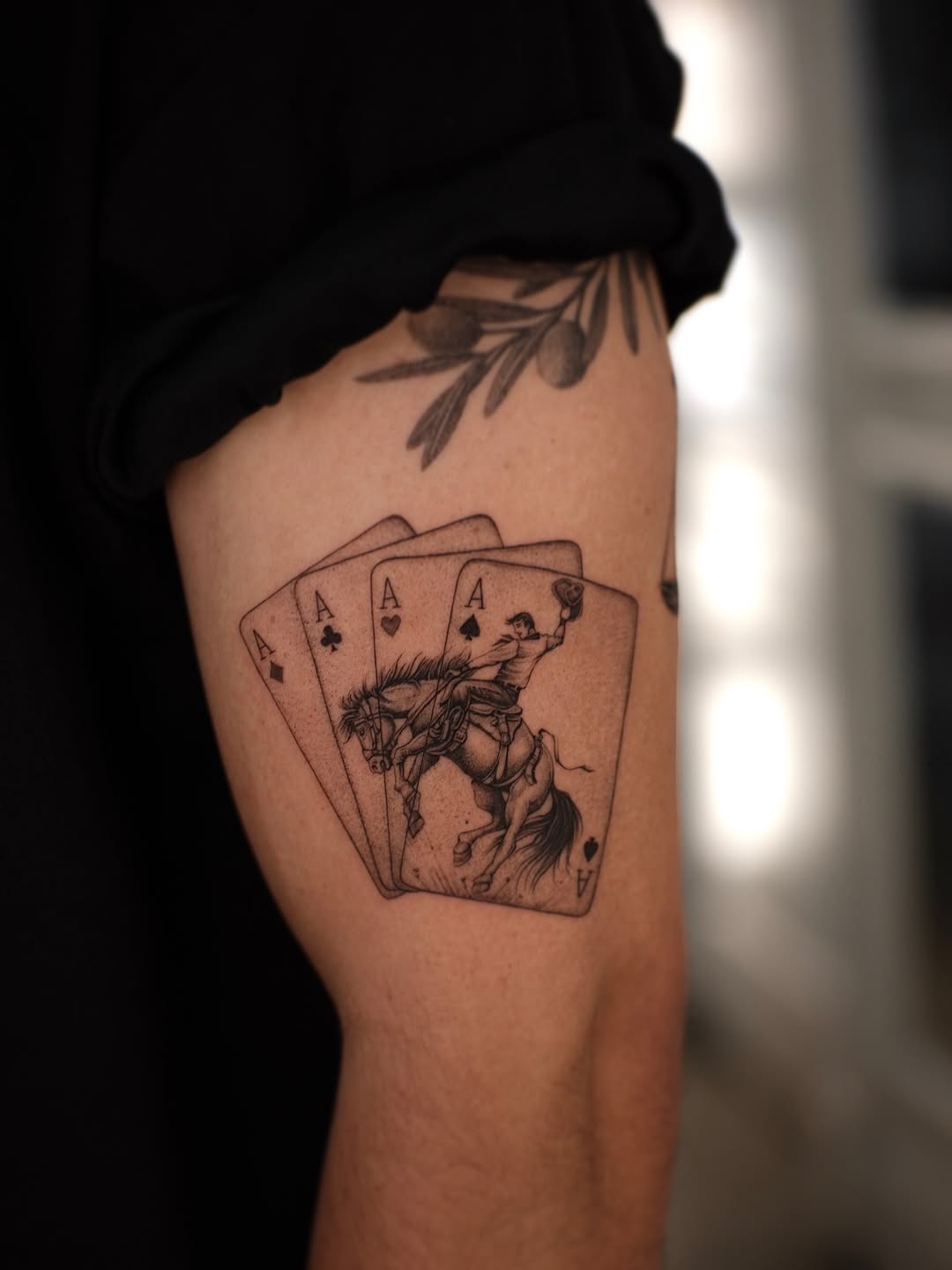 Tattoo by @zeke.tattoo — black_and_grey, realism