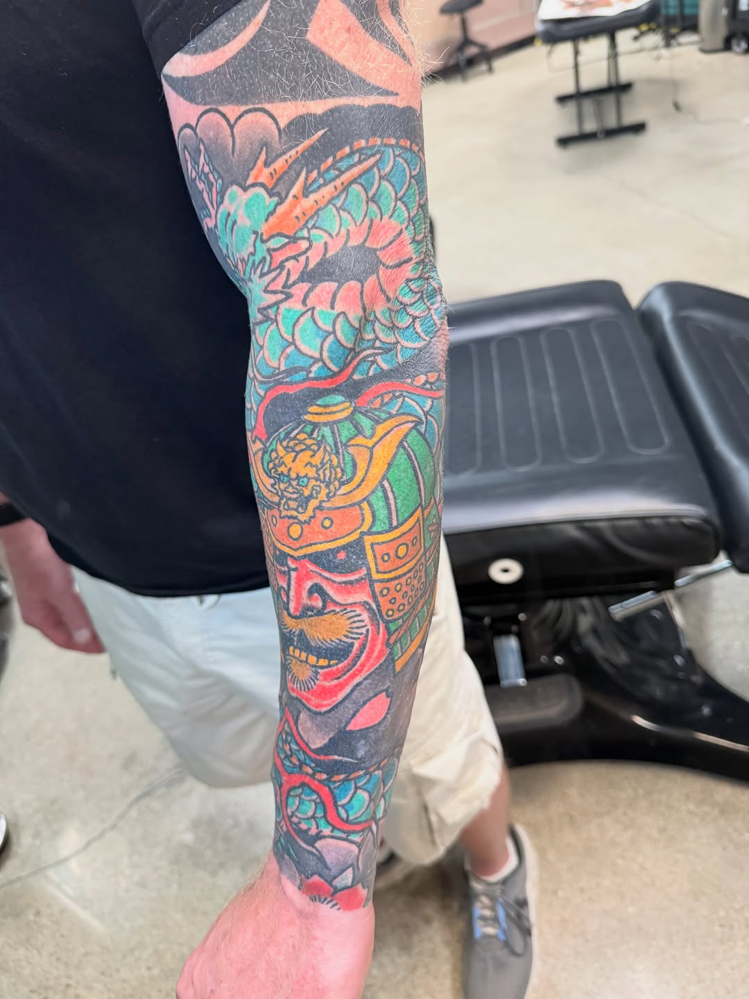 Tattoo by @chrismfmartini — japanese_irezumi, blackwork