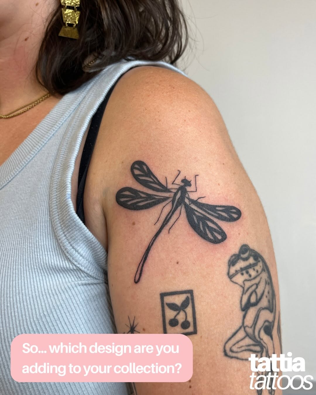 Tattoo by @tattia.tattoos — fine_line, black_and_grey