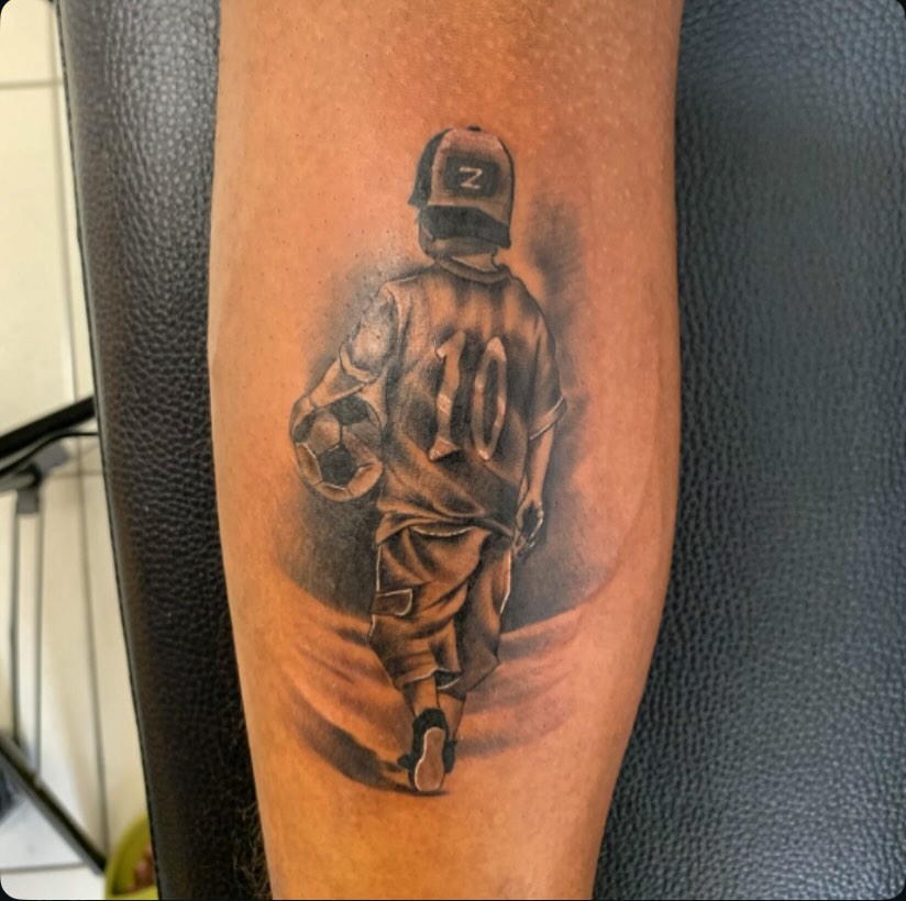 Tattoo by @merlin_inktattoo237 — realism, black_and_grey
