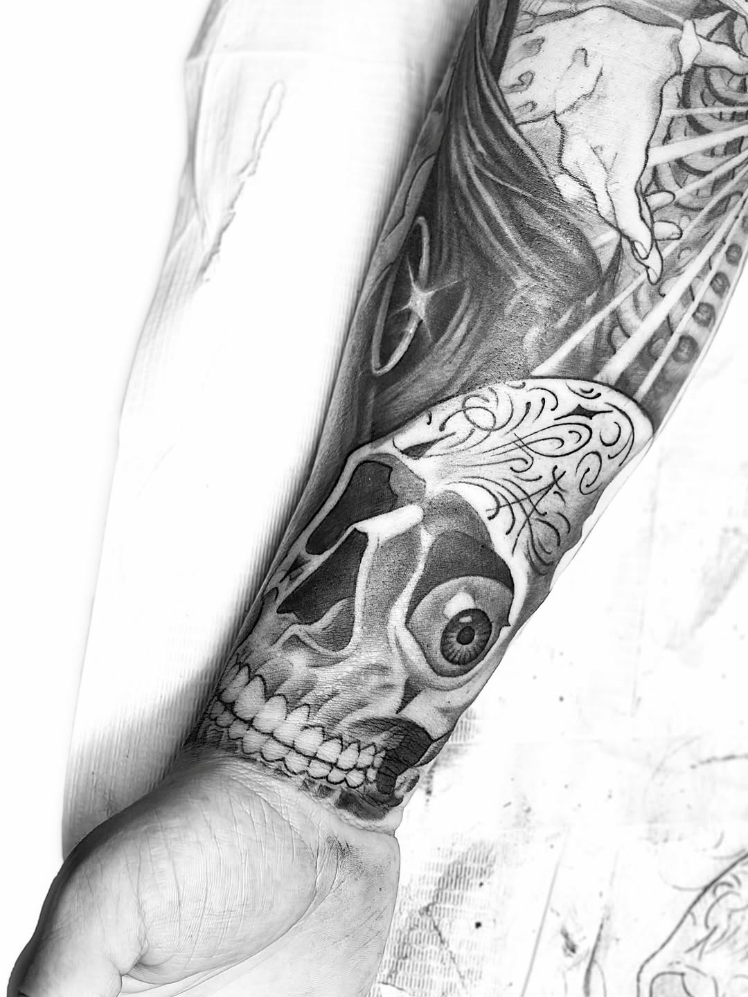 Tattoo by @art_gus_00 โ black_and_grey, realism