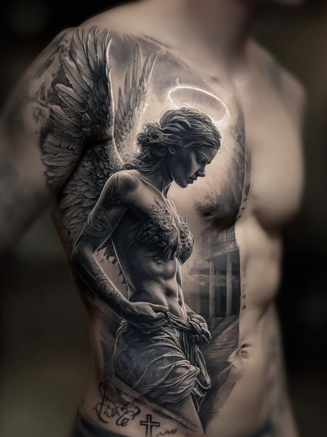 Tattoo by @art_gus_00 โ realism, black_and_grey
