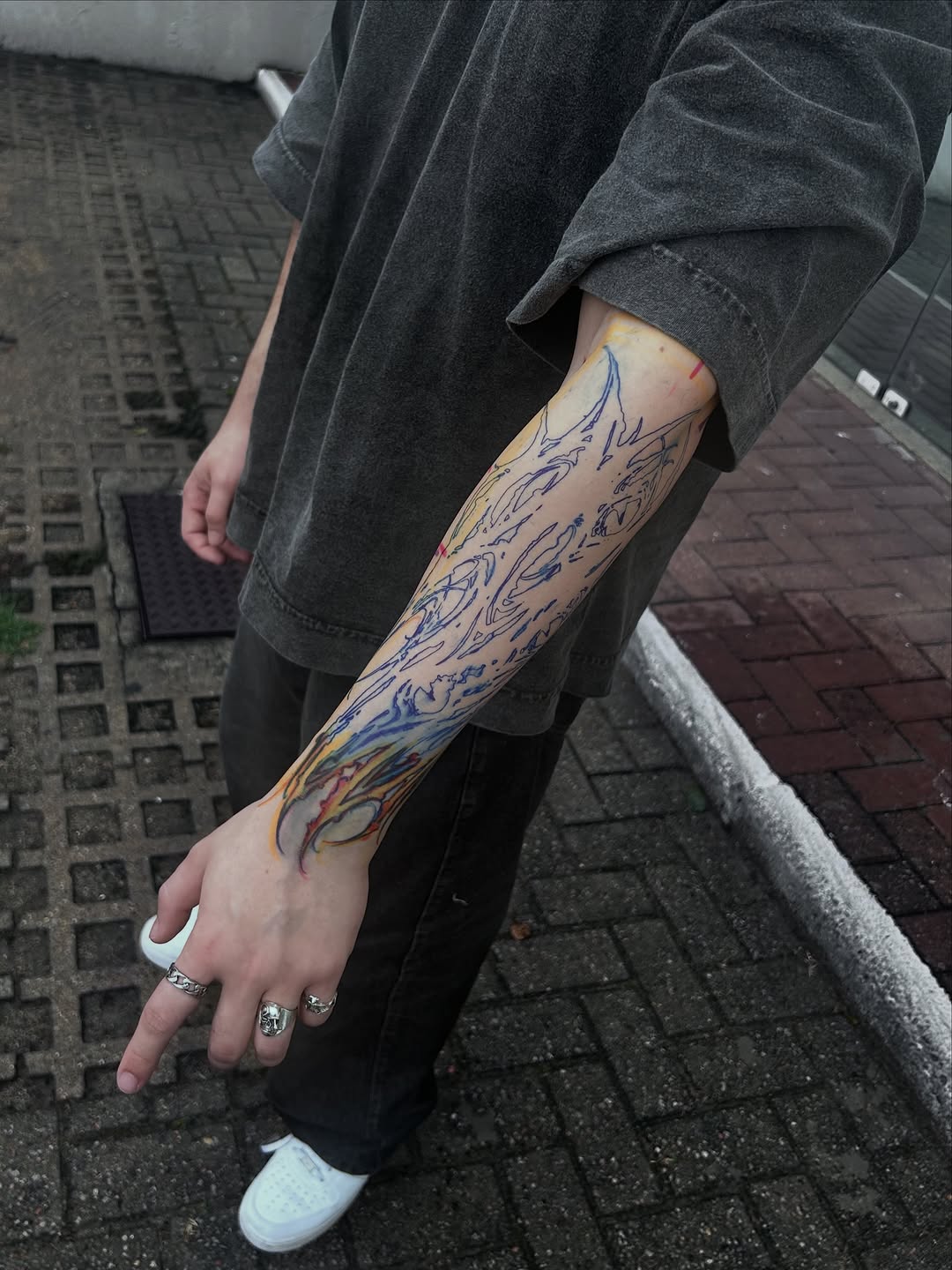 Tattoo by @_vants__ — trash_polka