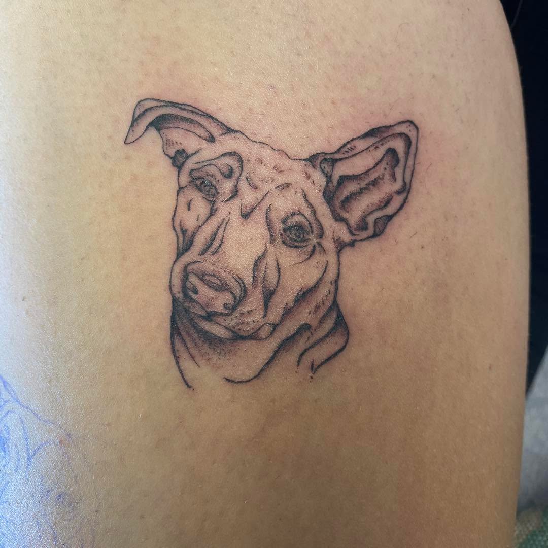 Tattoo by @babydolltats โ realism, black_and_grey