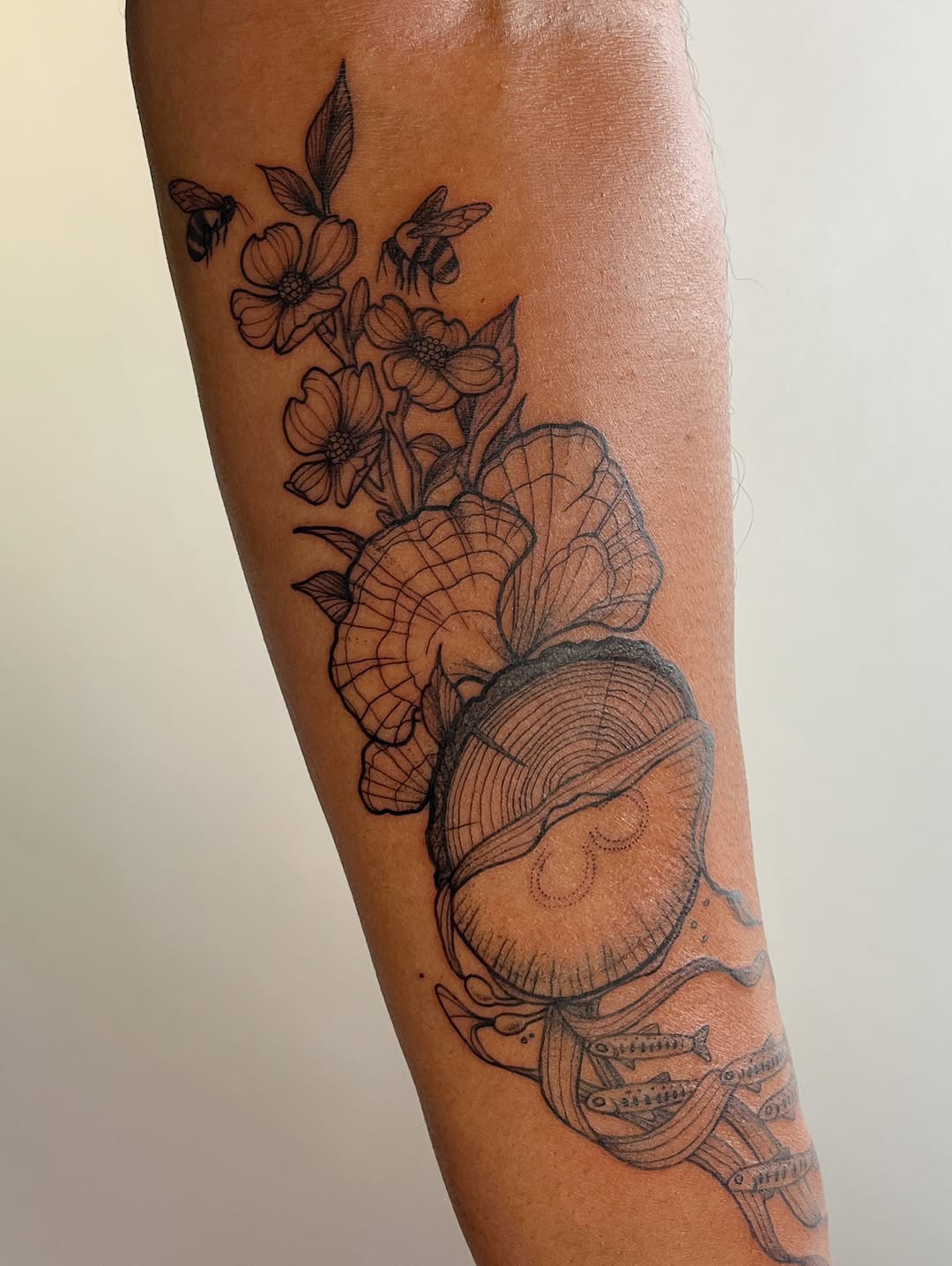 Tattoo by @seed.eternal — illustrative, black_and_grey