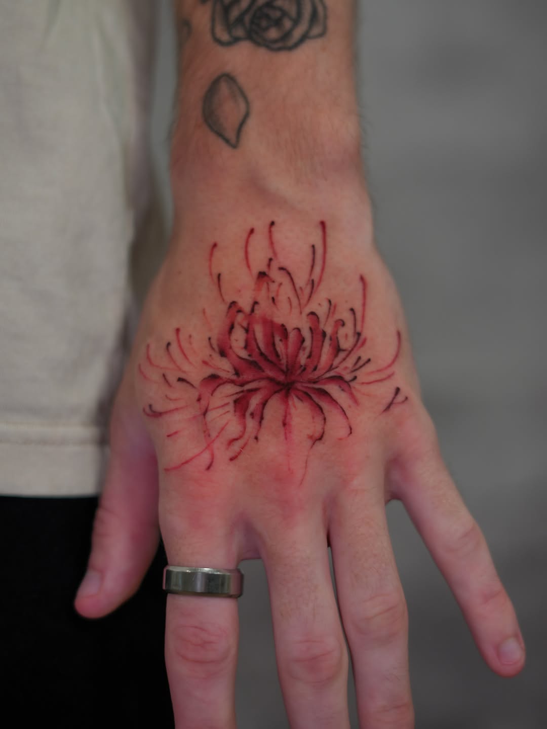 Tattoo by @mr.yang_tattoo โ fine_line, black_and_grey