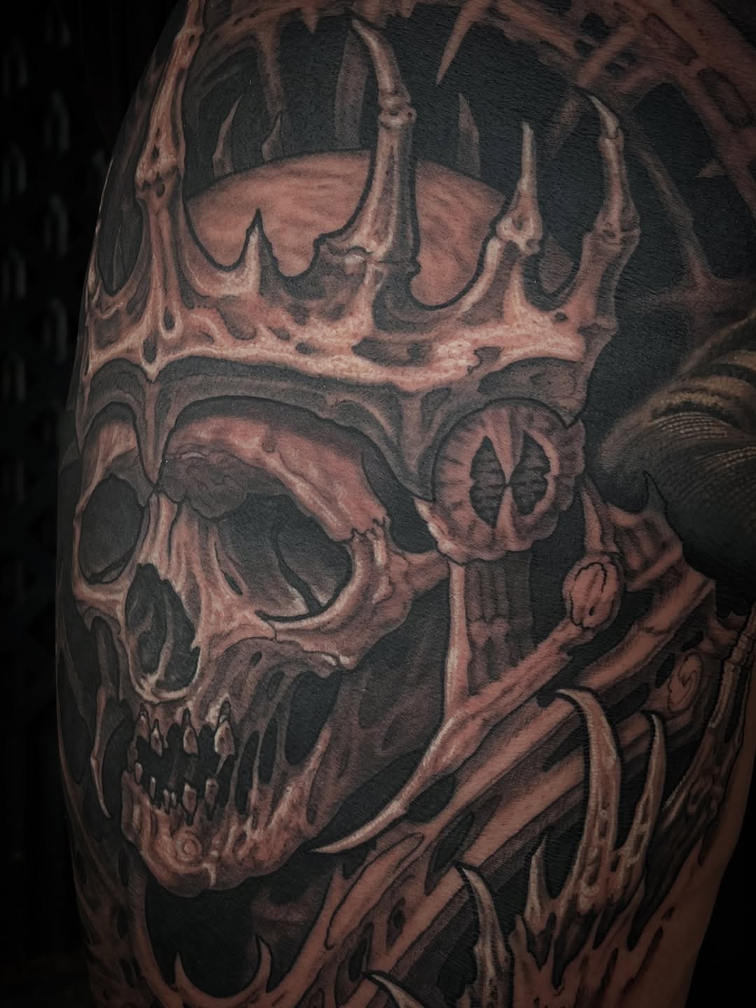 Tattoo by @evanmakesart — realism, dark_realism