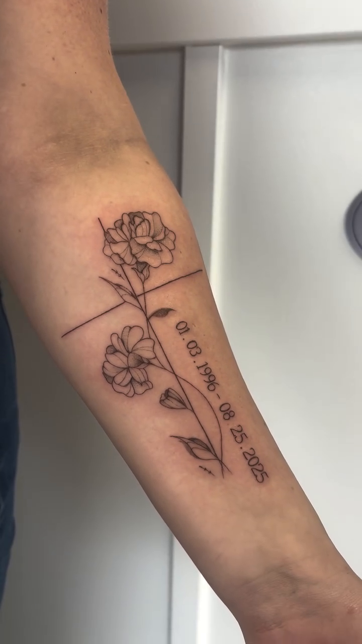 Tattoo by @brooklynn.ink — fine_line, lettering_script