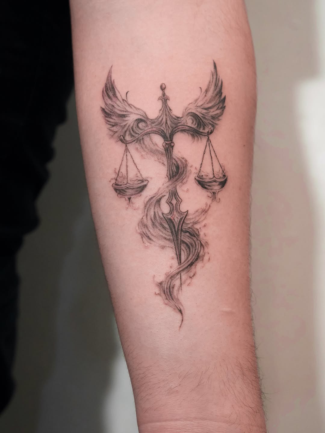 Tattoo by @tattooist_lionel — black_and_grey, realism