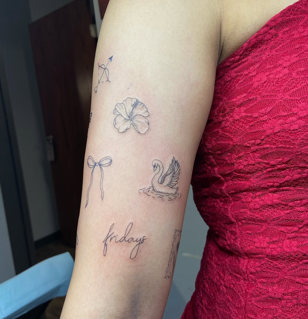 Tattoo by @ilenadoodles β fine_line, lettering_script