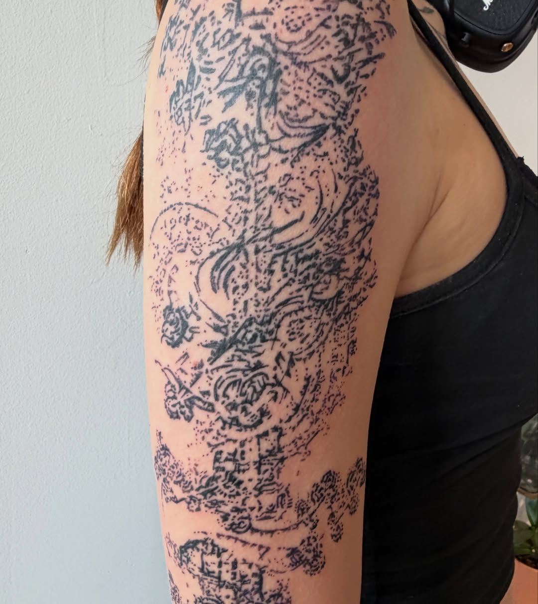 Tattoo by @kathrills β blackwork, ornamental