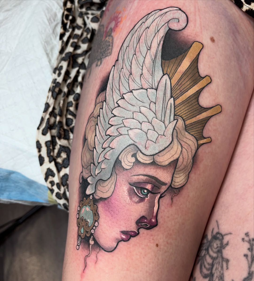 Tattoo by @kaylieseaver — neo_traditional, realism