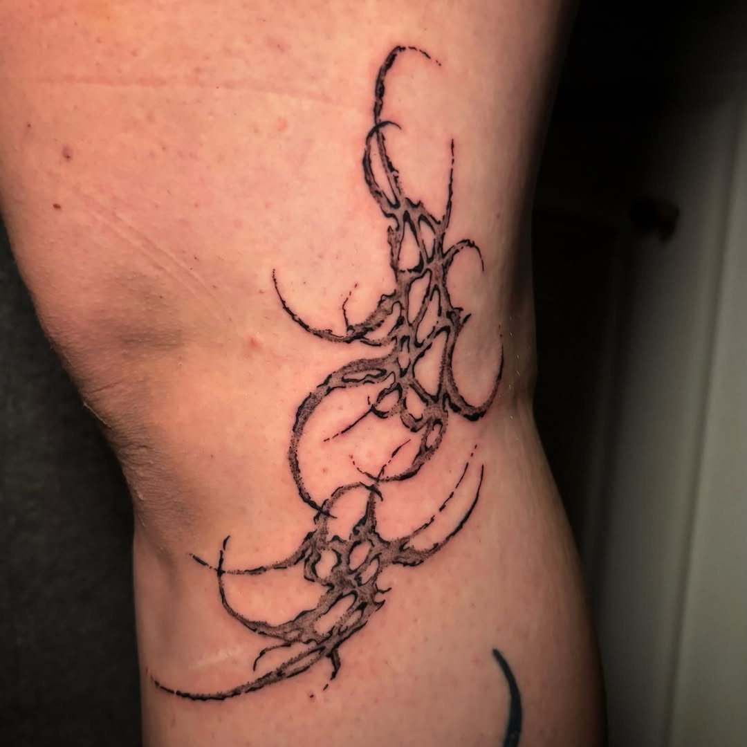 Tattoo by @fvcknart — tribal