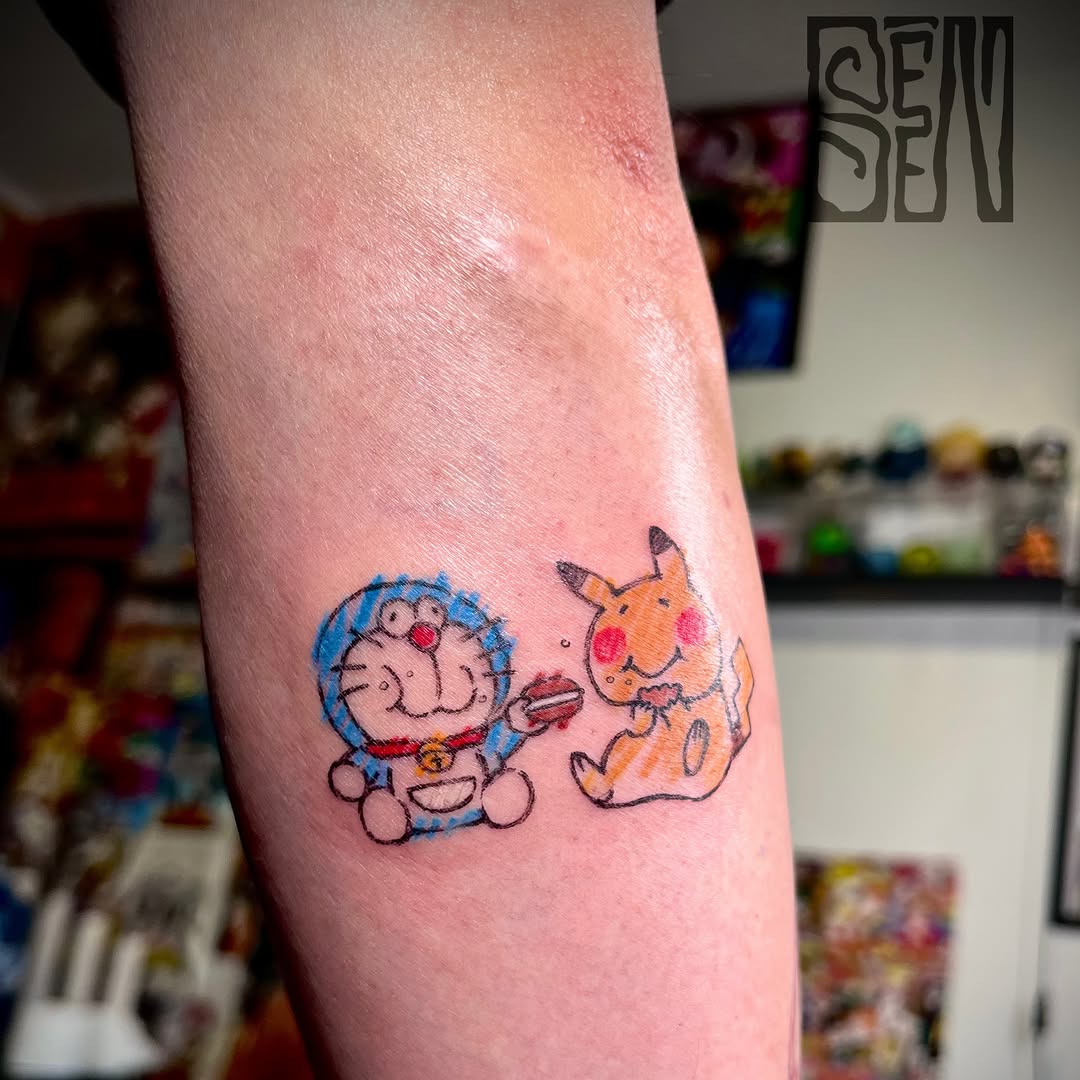 Tattoo by @seen.ttt โ ignorant, anime